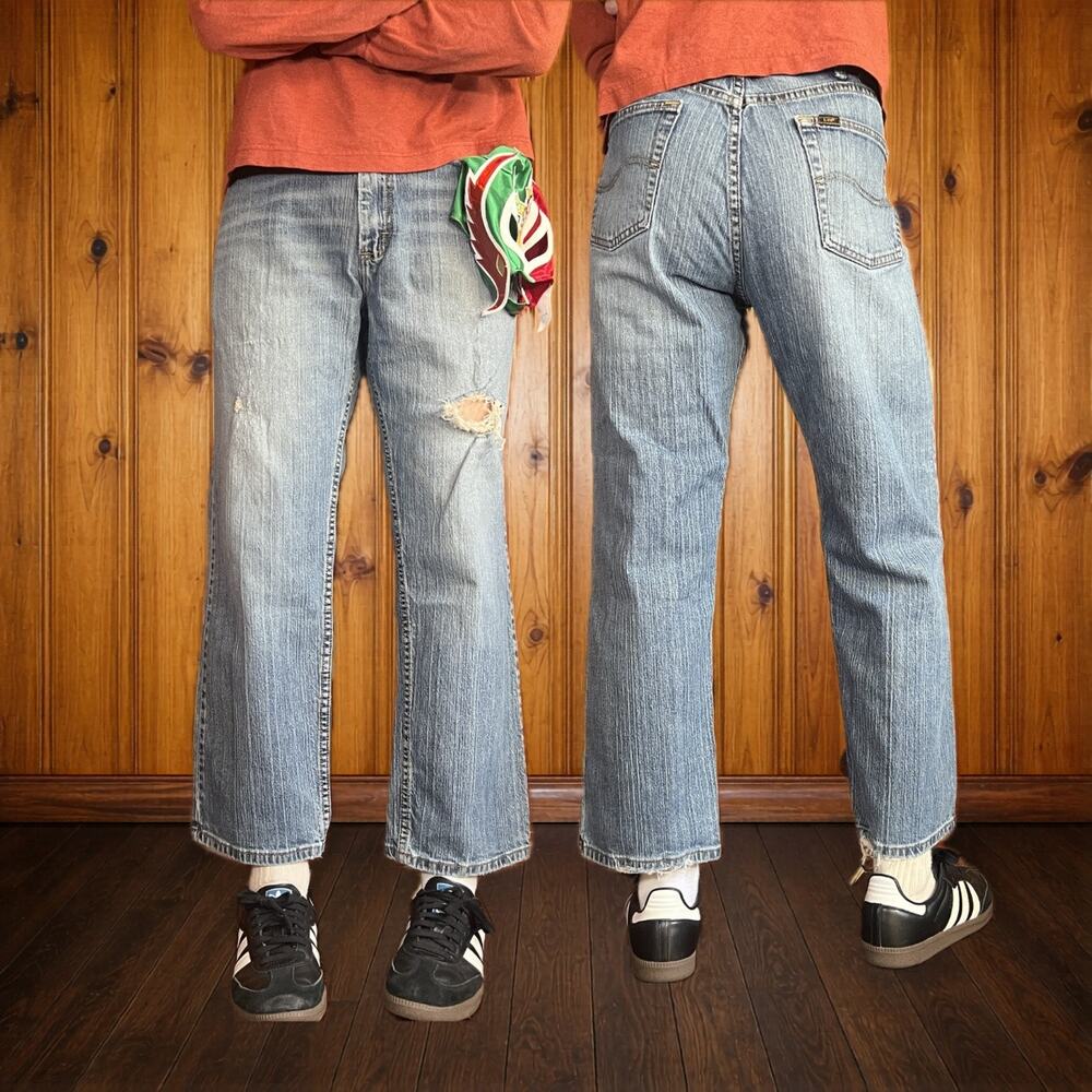 Lee 36x27 Y2K Jeans Blue Relaxed